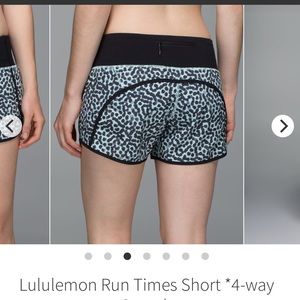 Lululemon run times shorts